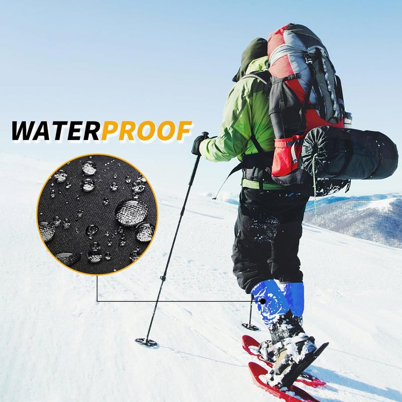 HIGH EXPERIENCE Store Leg Gaiters 100% Waterproof Adjustable Shoe Snow Boot Guard Gators for Hiking Shoe Cover Hunting Snowshoeing Climbing Walking for Women Men - Image 5